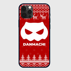 Чехол iPhone 12 Pro Max Новогодний DanMachi с оленями