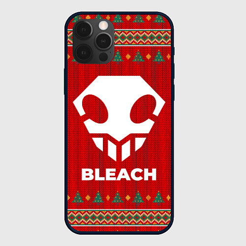 Чехол iPhone 12 Pro Max Bleach new year / 3D-Черный – фото 1