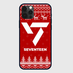 Чехол iPhone 12 Pro Max Новогодний Seventeen с оленями