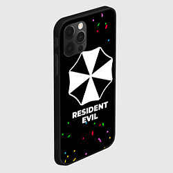 Чехол для iPhone 12 Pro Max Resident Evil конфети, цвет: 3D-черный — фото 2