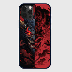 Чехол iPhone 12 Pro Max Японский демон Они
