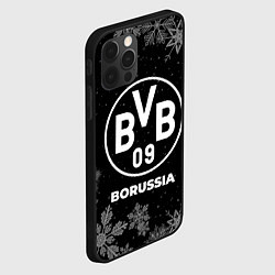 Чехол для iPhone 12 Pro Max Снежный Borussia, цвет: 3D-черный — фото 2