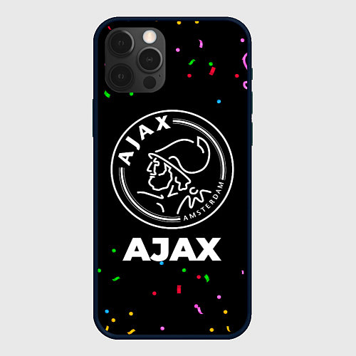 Чехол iPhone 12 Pro Max Ajax конфети / 3D-Черный – фото 1