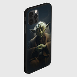 Чехол для iPhone 12 Pro Max Мастер Йода, цвет: 3D-черный — фото 2