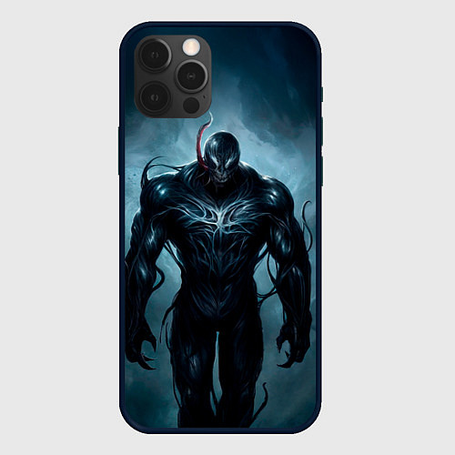 Чехол iPhone 12 Pro Max Venom in fog / 3D-Черный – фото 1