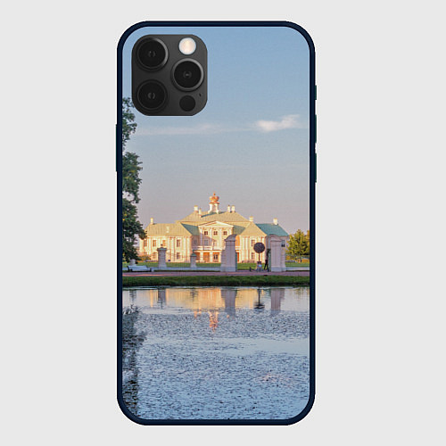 Чехол iPhone 12 Pro Max Меншиковский дворец в Ораниенбауме / 3D-Черный – фото 1