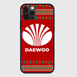 Чехол для iPhone 12 Pro Max Daewoo new year, цвет: 3D-черный