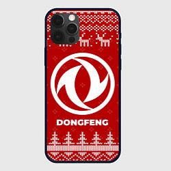 Чехол iPhone 12 Pro Max Новогодний Dongfeng с оленями
