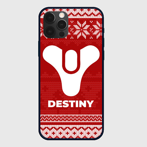 Чехол iPhone 12 Pro Max Новогодний Destiny / 3D-Черный – фото 1