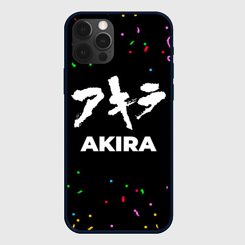 Чехол iPhone 12 Pro Max Akira конфети / 3D-Черный – фото 1