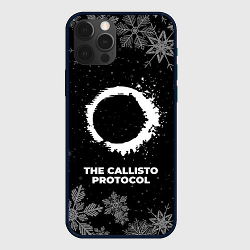 Чехол iPhone 12 Pro Max Снежный The Callisto Protocol / 3D-Черный – фото 1