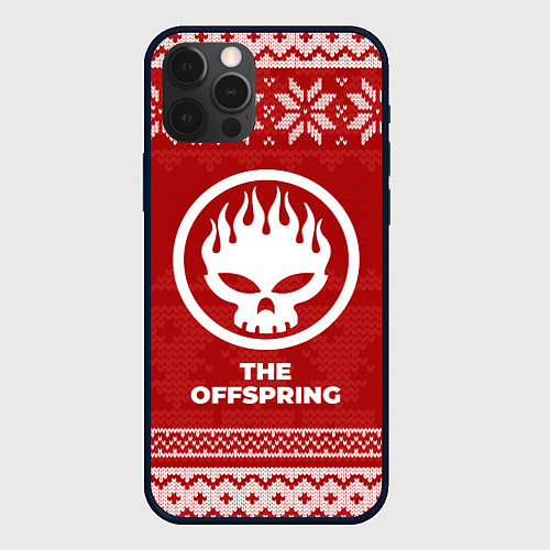 Чехол iPhone 12 Pro Max Новогодний The Offspring / 3D-Черный – фото 1