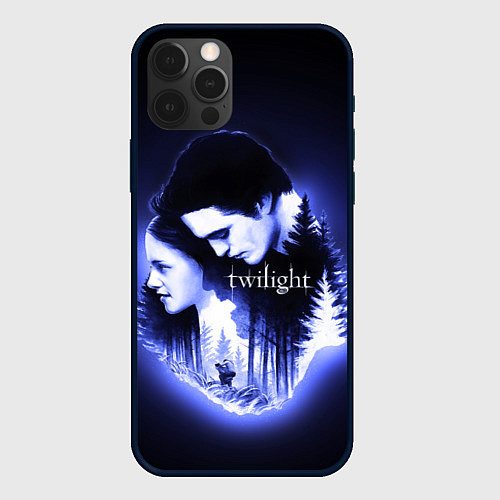 Чехол iPhone 12 Pro Max Twilight Bella and Edward / 3D-Черный – фото 1