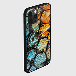 Чехол для iPhone 12 Pro Max Змеиные чешуйки, цвет: 3D-черный — фото 2