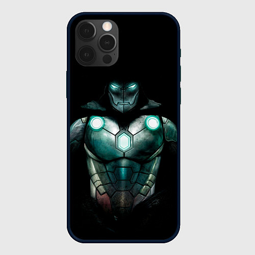 Чехол iPhone 12 Pro Max Iron Doom / 3D-Черный – фото 1