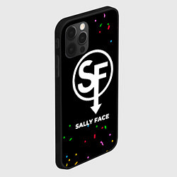 Чехол для iPhone 12 Pro Max Sally Face конфети, цвет: 3D-черный — фото 2