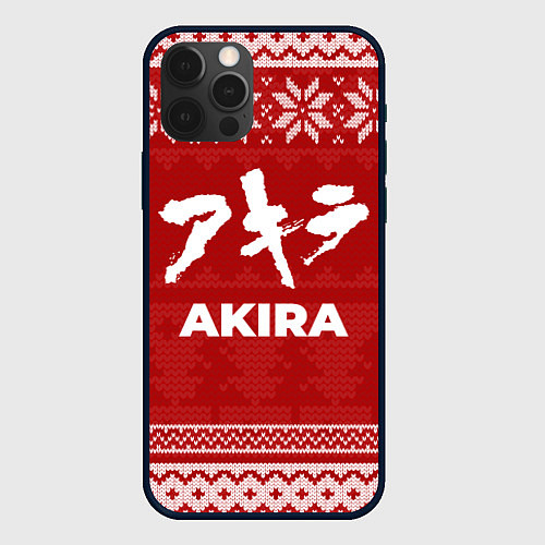 Чехол iPhone 12 Pro Max Новогодний Akira / 3D-Черный – фото 1