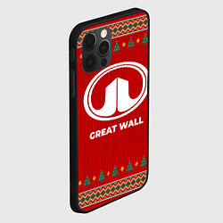 Чехол для iPhone 12 Pro Max Great Wall new year, цвет: 3D-черный — фото 2