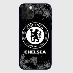 Чехол для iPhone 12 Pro Max Снежный Chelsea, цвет: 3D-черный