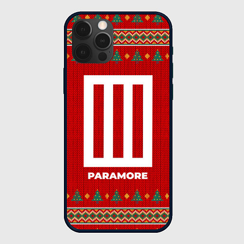 Чехол iPhone 12 Pro Max Paramore new year / 3D-Черный – фото 1