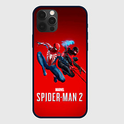 Чехол iPhone 12 Pro Max Два паука Marvel spider man 2
