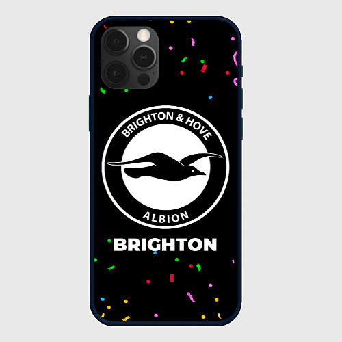 Чехол iPhone 12 Pro Max Brighton конфети / 3D-Черный – фото 1