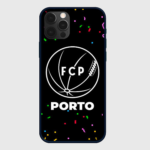 Чехол iPhone 12 Pro Max Porto конфети / 3D-Черный – фото 1