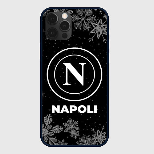 Чехол iPhone 12 Pro Max Снежный Napoli / 3D-Черный – фото 1