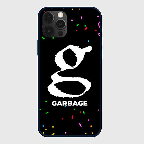 Чехол iPhone 12 Pro Max Garbage конфети / 3D-Черный – фото 1