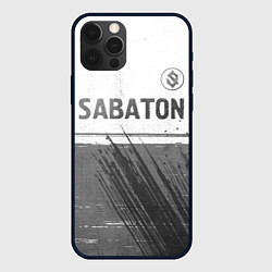 Чехол iPhone 12 Pro Max Sabaton - white gradient посередине