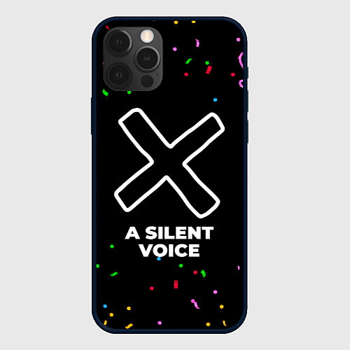 Чехол iPhone 12 Pro Max A Silent Voice конфети / 3D-Черный – фото 1