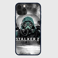 Чехол для iPhone 12 Pro Max Stalker 2 heart of Chornobyl radiation, цвет: 3D-черный