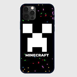 Чехол iPhone 12 Pro Max Minecraft конфети