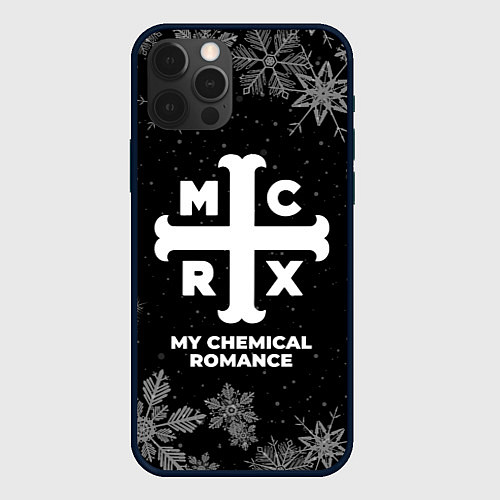 Чехол iPhone 12 Pro Max Снежный My Chemical Romance / 3D-Черный – фото 1