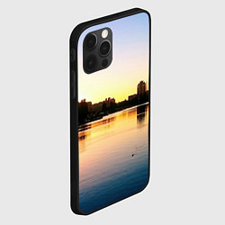 Чехол для iPhone 12 Pro Max Шкиперская гавань в Санкт-Петербурге, цвет: 3D-черный — фото 2