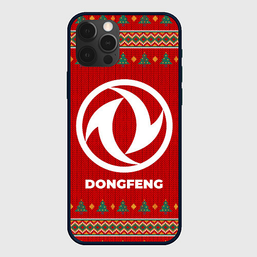 Чехол iPhone 12 Pro Max Dongfeng new year / 3D-Черный – фото 1