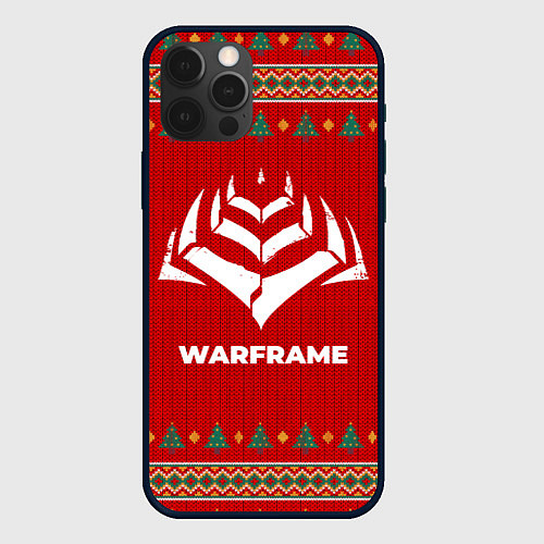 Чехол iPhone 12 Pro Max Warframe new year / 3D-Черный – фото 1