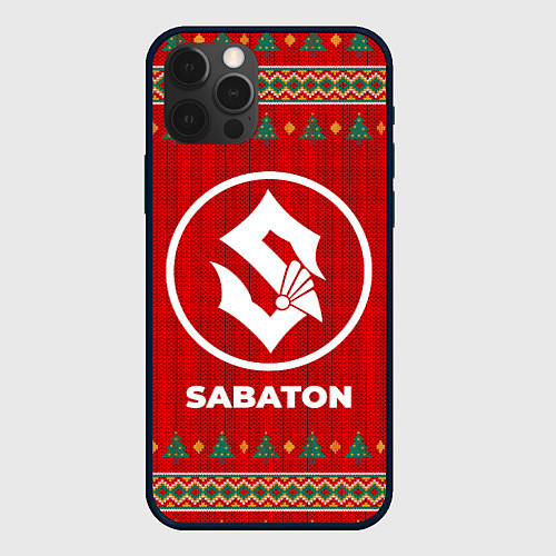 Чехол iPhone 12 Pro Max Sabaton new year / 3D-Черный – фото 1
