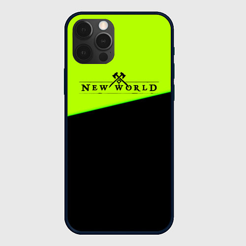 Чехол iPhone 12 Pro Max New world geomerty / 3D-Черный – фото 1
