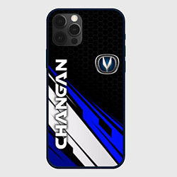 Чехол iPhone 12 Pro Max Changan - синий спорт