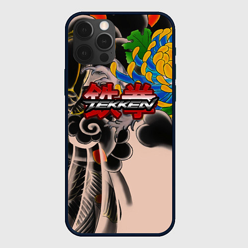 Чехол iPhone 12 Pro Max Tekken tatoo japan / 3D-Черный – фото 1