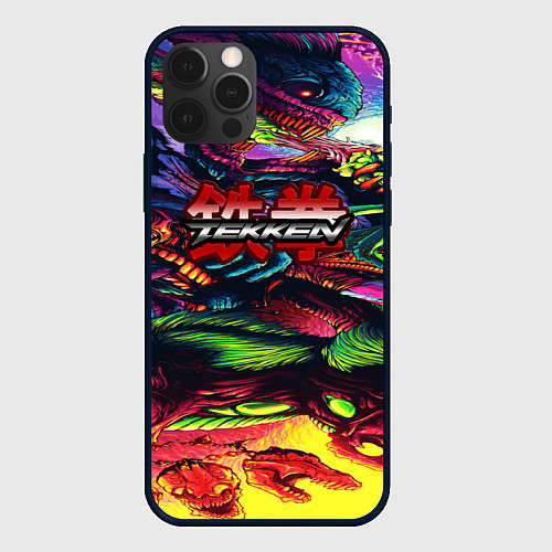 Чехол iPhone 12 Pro Max Tekken hyper monster steel / 3D-Черный – фото 1