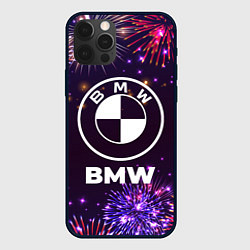 Чехол для iPhone 12 Pro Max Праздничный BMW, цвет: 3D-черный