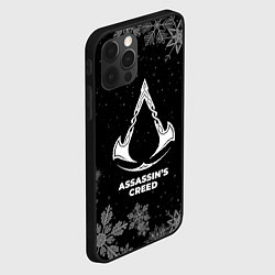 Чехол для iPhone 12 Pro Max Снежный Assassins Creed, цвет: 3D-черный — фото 2