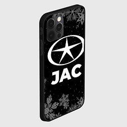 Чехол для iPhone 12 Pro Max Снежный JAC, цвет: 3D-черный — фото 2