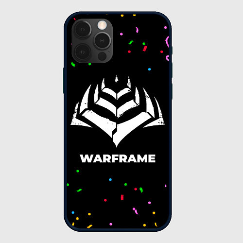 Чехол iPhone 12 Pro Max Warframe конфети / 3D-Черный – фото 1