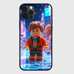 Чехол iPhone 12 Pro Max Roblox в неоновом городе