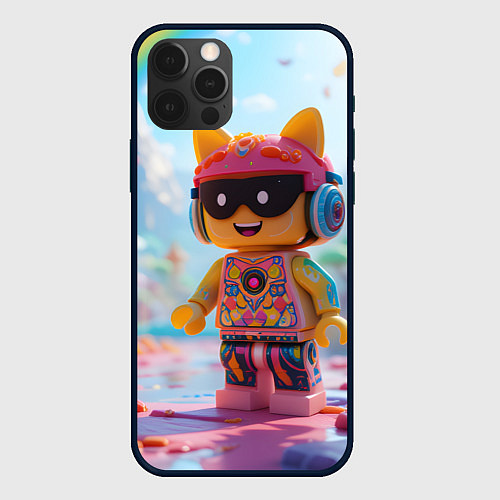Чехол iPhone 12 Pro Max Роблокс в солнечных очках / 3D-Черный – фото 1