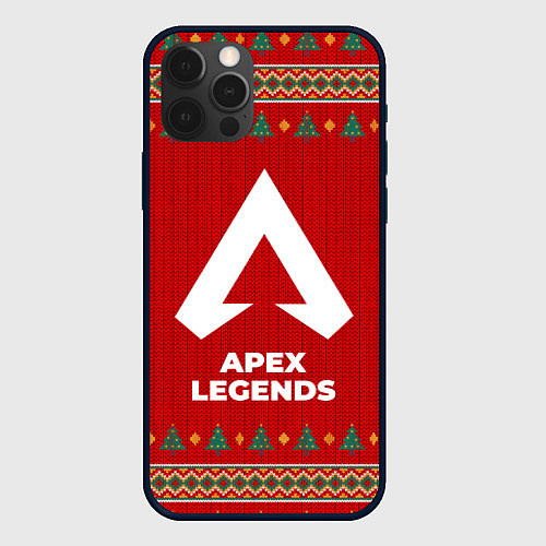 Чехол iPhone 12 Pro Max Apex Legends new year / 3D-Черный – фото 1