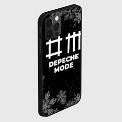 Чехол для iPhone 12 Pro Max Снежный Depeche Mode, цвет: 3D-черный — фото 2